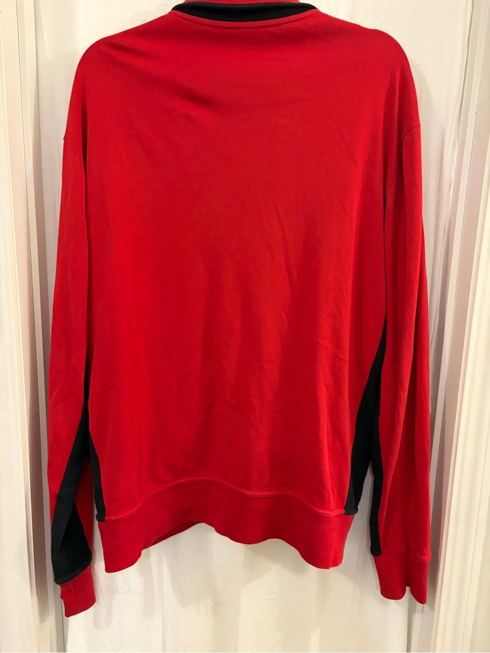 Polo by Ralph Lauren Red and Black Full-Zip Jacket